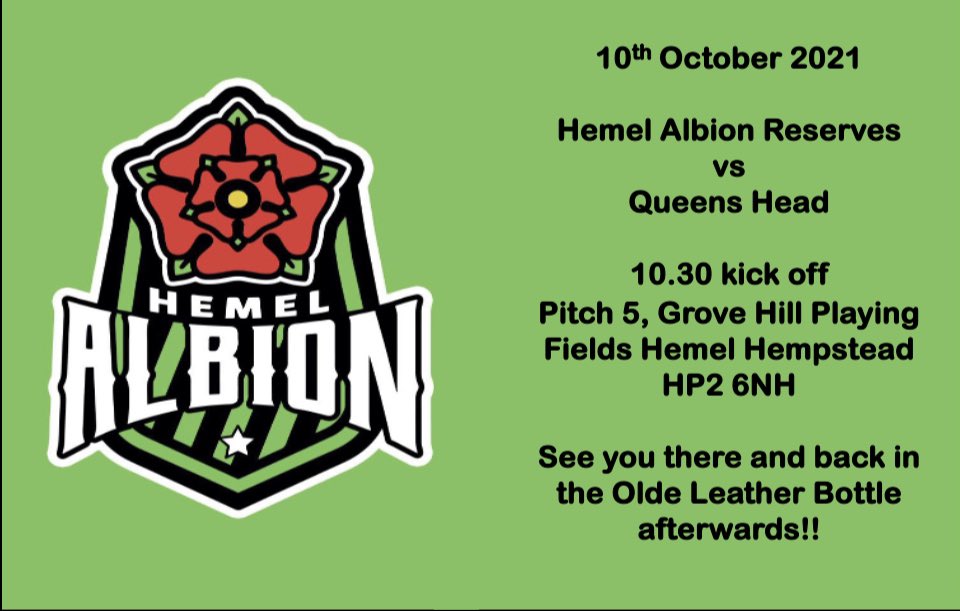 This Sunday, Steve Norwood Cup 1st round vs Queens Head from 2 divisions above. Big game!!!

⚽️🟢⚫️ 

#UpTheAlbion
#Alltheboys
@dzl_goalkeeping
@thedesigngang <a href="/spivey4sport/">PETER SPIVEY LTD</a>
@Tolbpub #klinsellbuildingcontractors #SidequestTgc
sidequesttgc.com