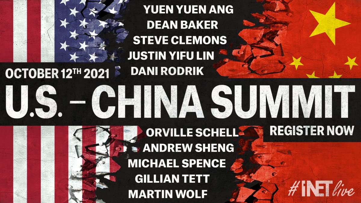 INETeconomics's tweet photo. How can the US &amp; China manage their increasingly complex relationship, while moving towards a peaceful coexistence?
👇
Register now for our Oct 12 summit on #climate &amp; US-China relations: https://t.co/Mtw3jIEJes https://t.co/zRfxErbEcq