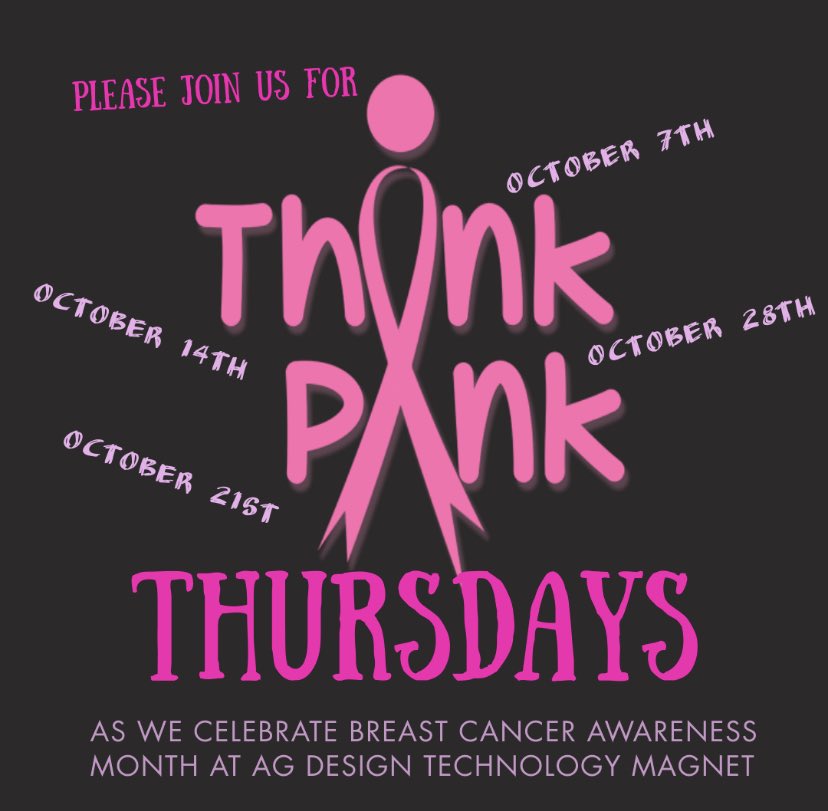 drtesiadwilson's tweet photo. Did you know that every 2 minutes a woman is diagnosed with Breast Cancer? Did you know that when detected early, the 5 year survival rate of breast cancer is 99%? #ThinkPinkThursday 💕#BreastCancerAwarenessMonth 💕 @AlexGreenElem @robynjbeard @WhitneyMJenkins @RenitaPerry2 https://t.co/sc3bP0qX0p