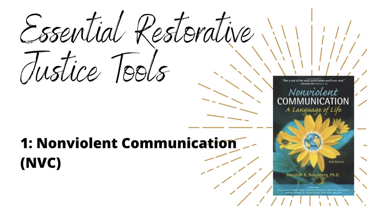 RJonTheRise1's tweet image. Essential Restorative Justice Tools: Part 1~Nonviolent Communication youtu.be/amBTge9LdDM v