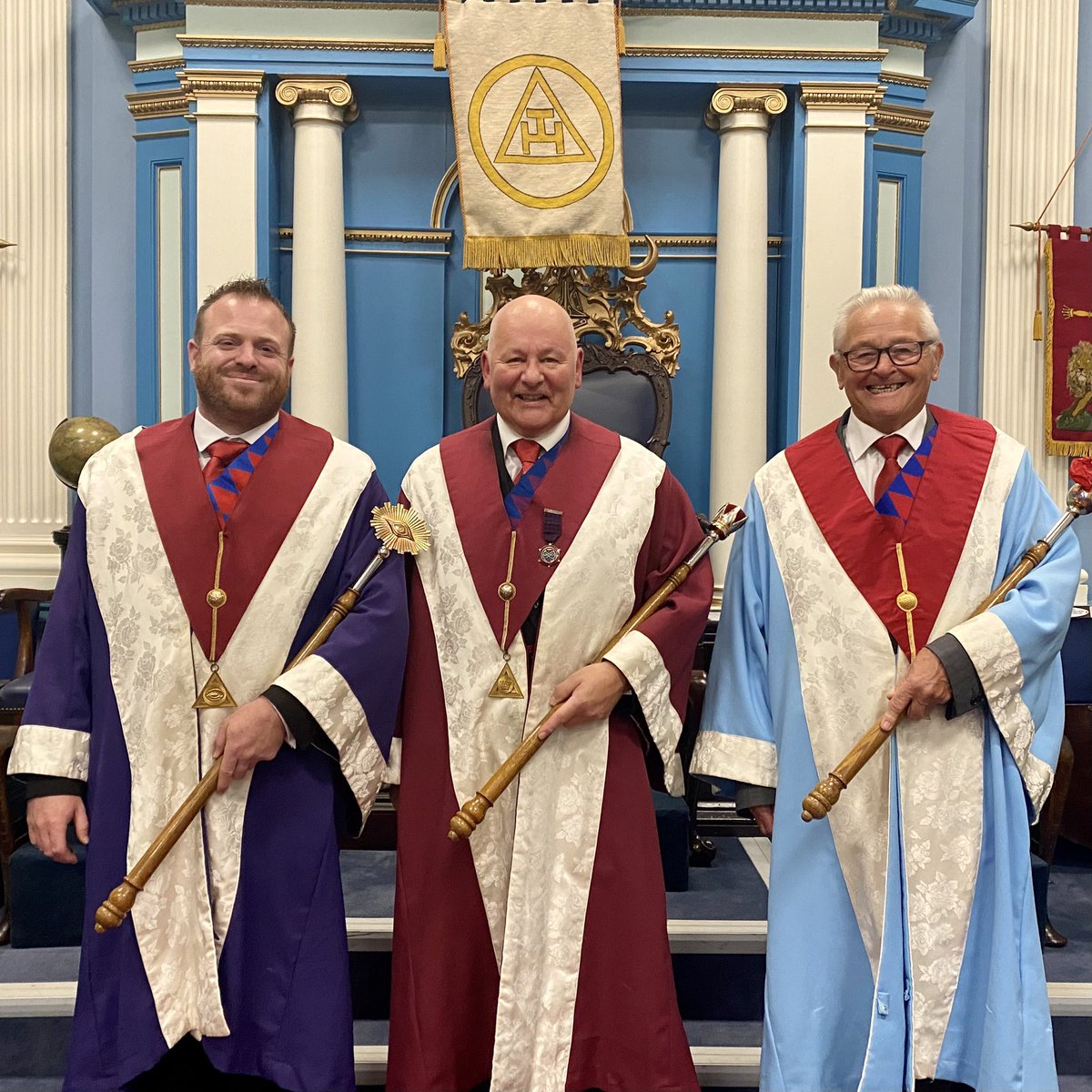 What a wonderful evening at Royal Gloucester Chapter no.130 for the OV from the DeputyGSupt Colin Upton. A fantastic turnout by the Provincial team to support ExComp Colin and witness a complete installation of the three Principals. Definitely Royal Arch Masonry at its best!