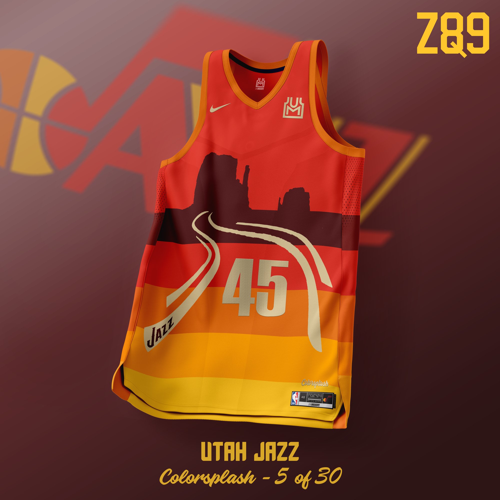 Z89Design on X: Introducing #Colorsplash! An NBA series from