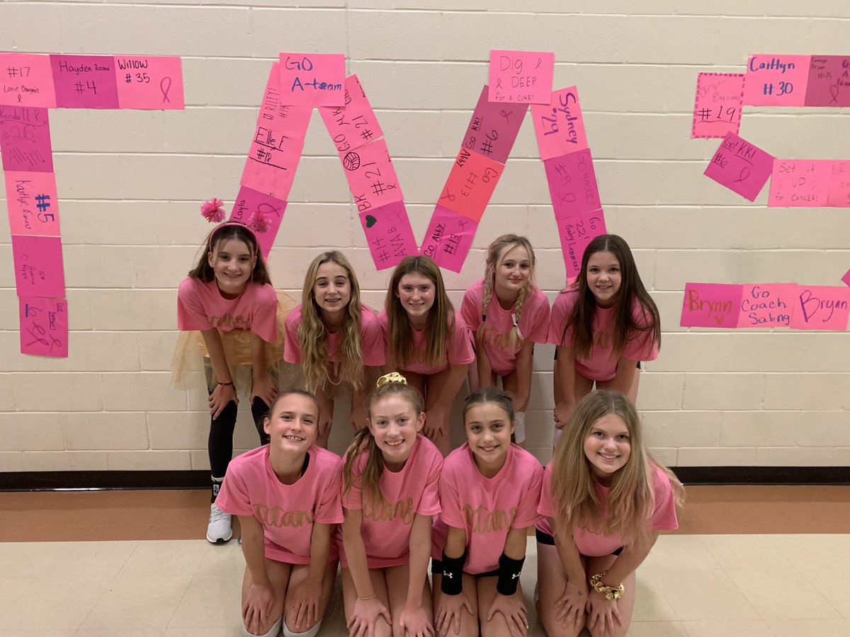 Pink Out Night!  Good luck to our volleyball teams tonight as they take on Pike. <a href="/BNHSVBall/">Byron Nelson HS VBall</a> <a href="/NISDAthletics/">NISD Athletics</a> <a href="/Tidwell_MS/">John Tidwell M.S.</a>