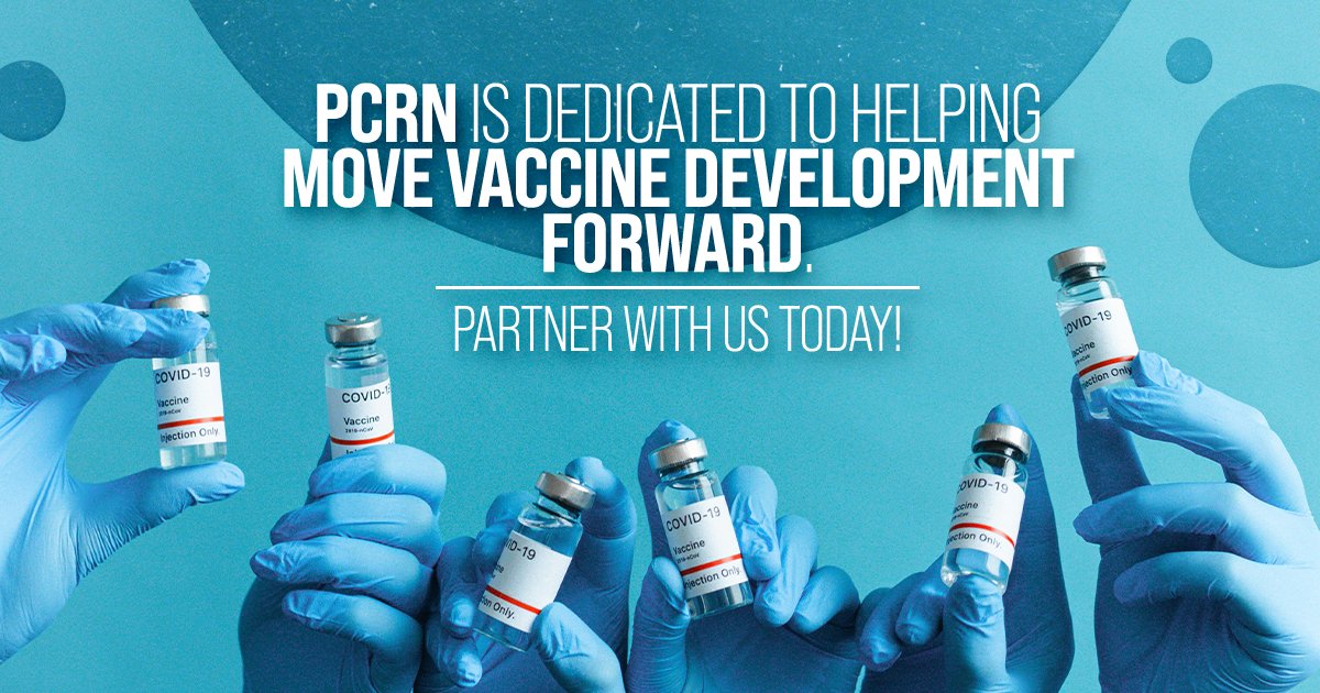 At PCRN, we value teamwork and collaboration. Together we strive to move vaccine development forward. Partner with us today @ buff.ly/3oA0UTQ
