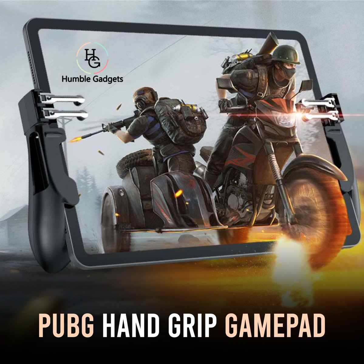 HumbleGadgets's tweet photo. Pubg Hand Grip Gamepad is designed for games on Android Tablet, Compatible with all tablets with thickness less than 10mm.

🛍️ https://t.co/qidyhJ41qN

#humblegadgets #gamepad #joystick #gamer #pubg #game #gaming #controller #gamepadpubg #gamepadandroid #gamers #r #pubgmobile https://t.co/2ltEu7Dmmv
