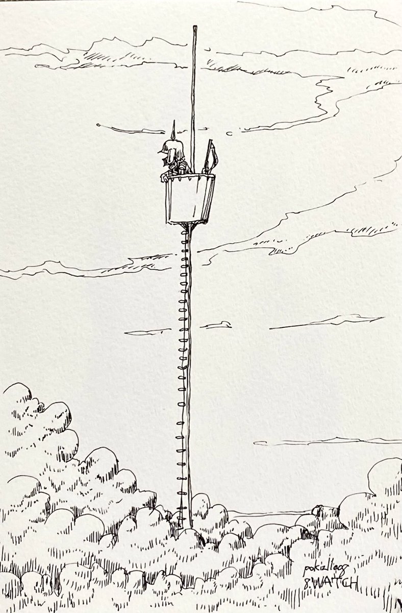 #Inktober2021 #Inktober 
Day8: WATCH 