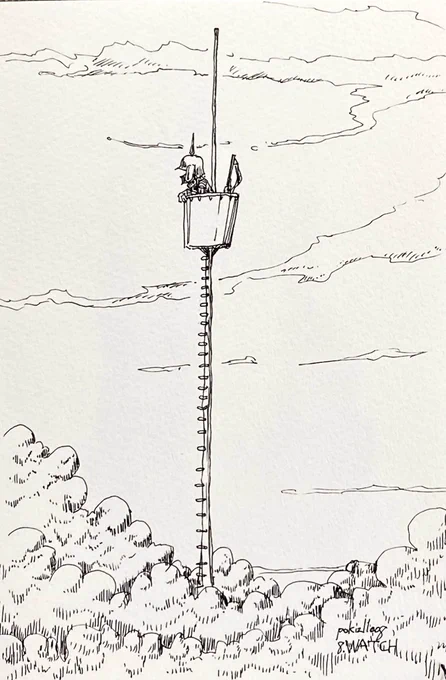 #Inktober2021 #Inktober 
Day8: WATCH 