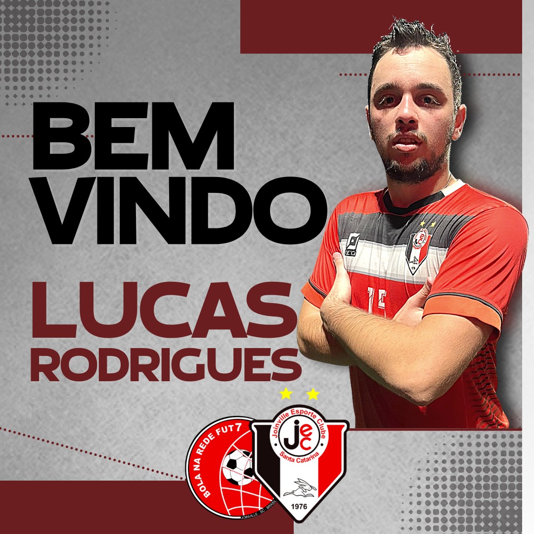 jec_bolanarede's tweet photo. REFORÇO NO TRICOLOR

Lucas chega para reforçar o elenco do tricolor. Seja bem vindo Lucas Rodrigues 🙌🏼

#VaiPraCimaDelesTricolor 🇾🇪

⚫⚪🔴

#JEC #JECFutebol7 #jecfut7 #joinville #JoinvilleFutebol7 #JoinvilleFut7 #BolaNaRede #BolaNaRedeFut7 #BolaNaRedeFutebol7 #CopaDoBrasil #Copa https://t.co/EFP7Ocegvr