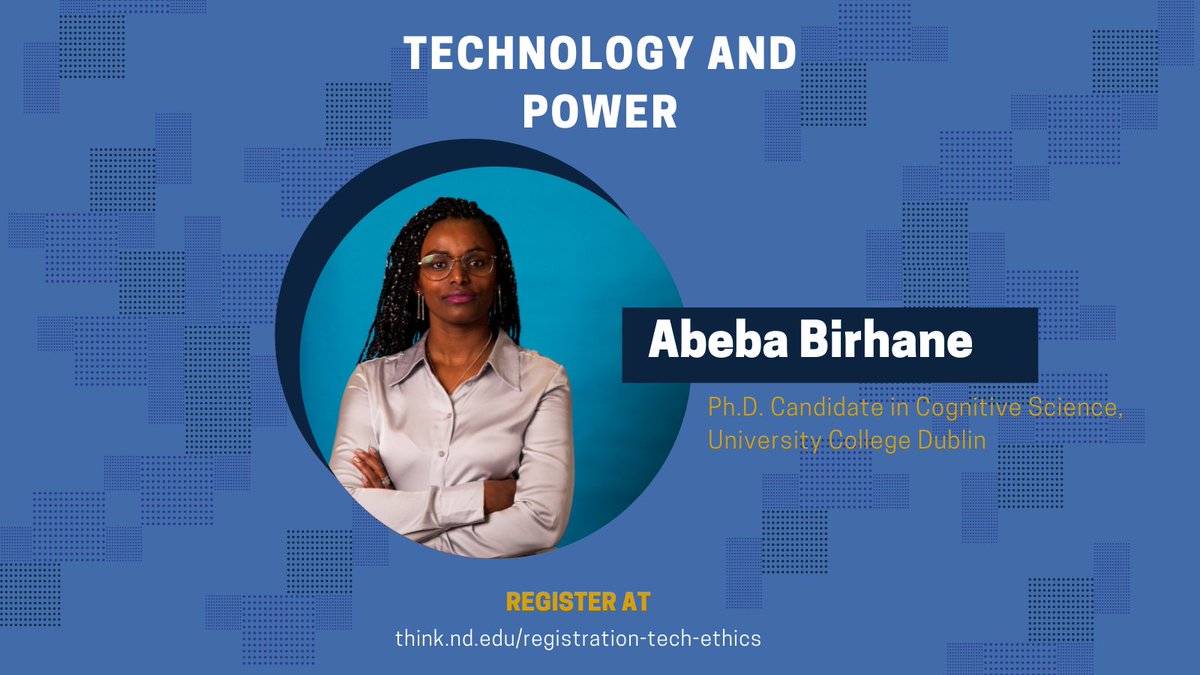 techethicslab's tweet photo. Abeba Birhane @Abebab is a Ph.D. candidate in Cognitive Science at the @UCDCSL at @ucddublin. She leads the @MD4SG’s Data Economies and Data Governance working group, is a member of @forcriticaltech, and is a research intern at @deepmind. https://t.co/0QuHPCUq1w