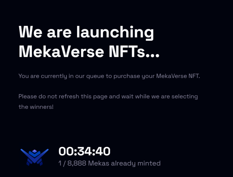 TTM_MF's tweet photo. After the timer run out I got the second image, what now? 
@MekaVerse https://t.co/pa0aWKtRr2
