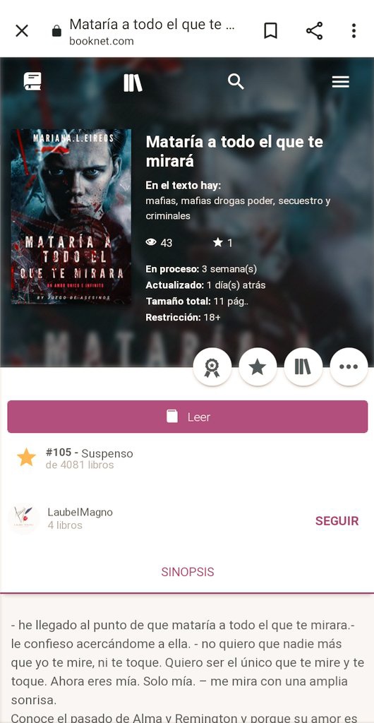 Ya leyeron la nueva novela ?🤔 📖 Que estas esperando para leerla ?