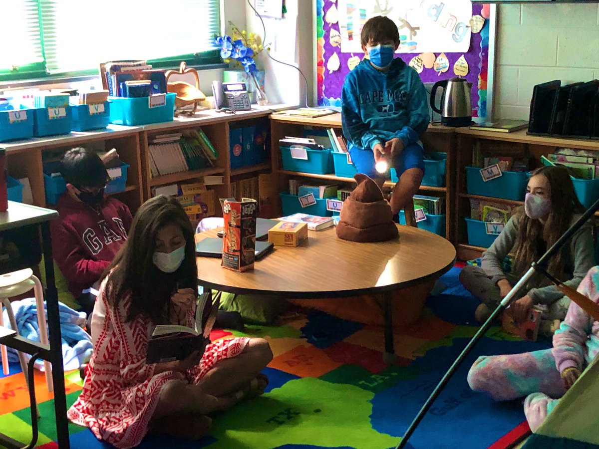 6thFairhill's tweet image. We were so lucky to be part of an epic author’s visit this week w/Christian McKay Heidicker thanks to @FairhillLibrary &amp;amp; @KidsandProse. 📚It was extra special today when ❤️Mrs. Campbell &amp;amp; Ms. Spector❤️ read some of this awesome author’s scary stories in the dark to us! #FunVoices