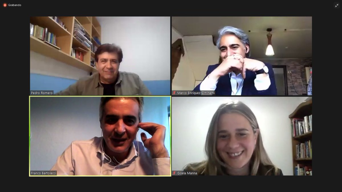 ICLA_UNR's tweet photo. Último encuentro de Semimario #CampañasEnPandemia @romeropedro2019 @marcoporchile @fbartolacci @gise https://t.co/K5FRCrONCa