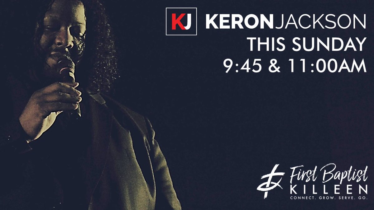 fbckilleen's tweet photo. Come worship with us this Sunday as we welcome renowned vocalist and speaker Keron Jackson! https://t.co/A6pDbLvYKB
