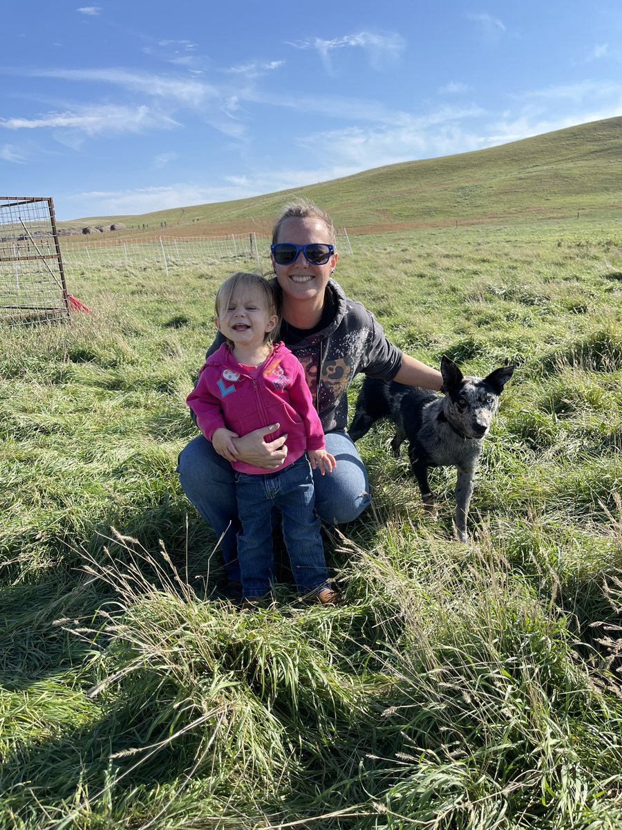 Went to visit Kora today. She wasn’t sure of this tiny human being 😅 poor dog has no idea what’s in store for her 😂 #hangingtree #cattledog #huntemup