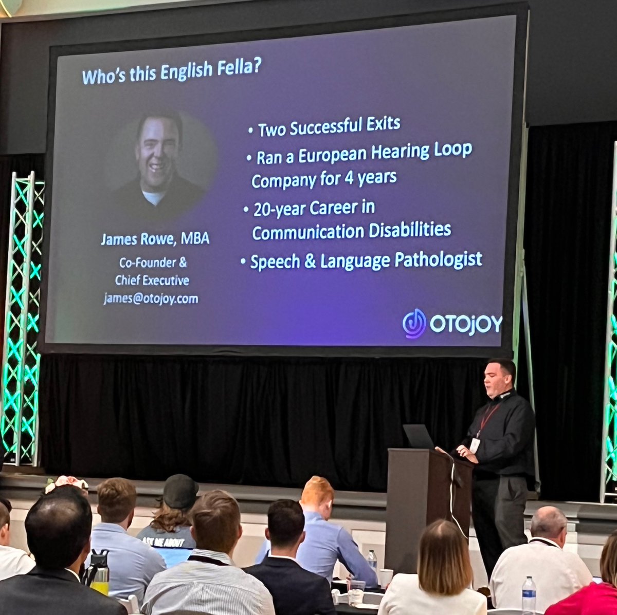 VentureMadness's tweet photo. Next up in the #VM21 Tech group is @otojoy.
#VentureMadness #CapitalConference #pitchcompetition #investors #entrepreneurs https://t.co/3gMqE3jMFj