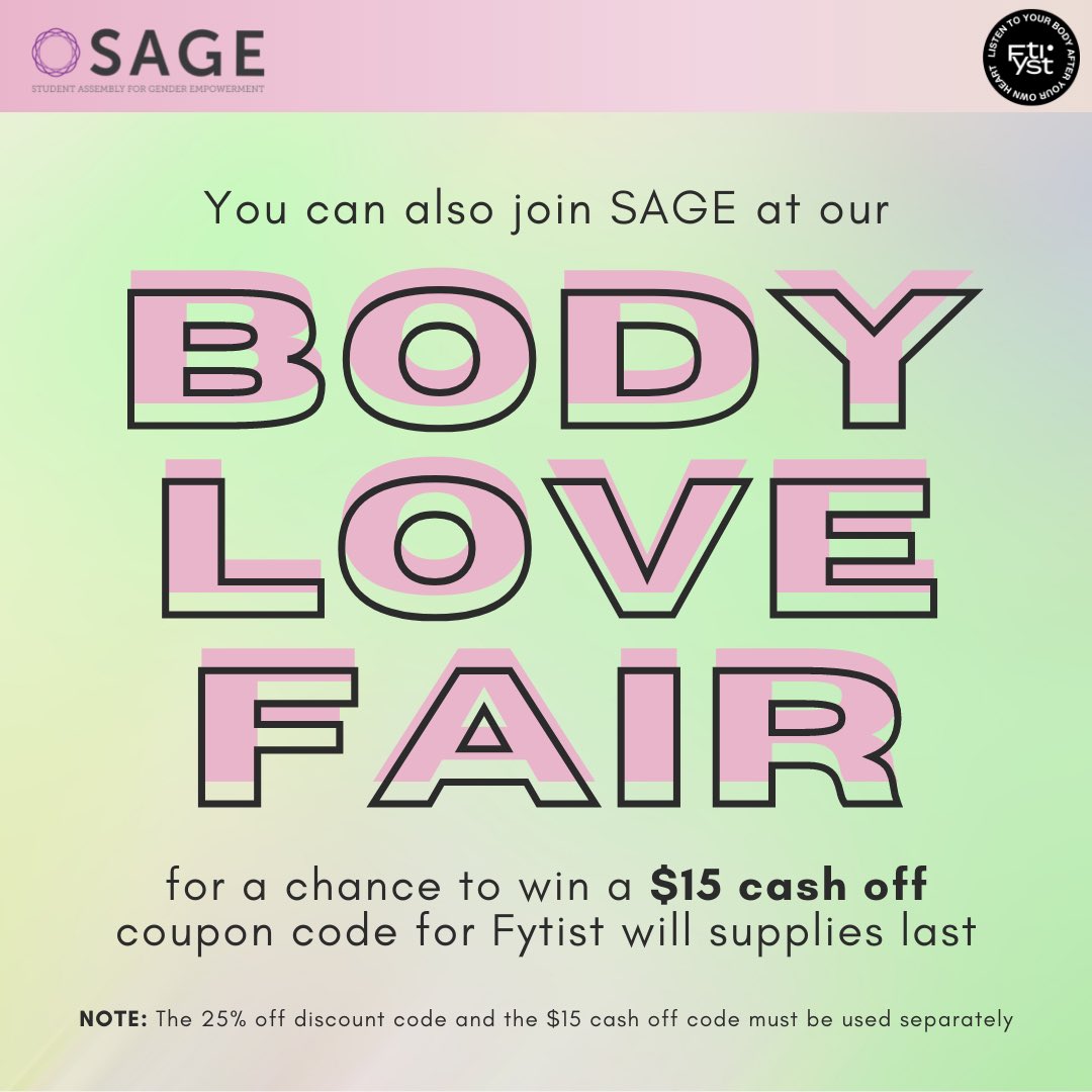 USC SAGE on X: SAGE has partnered with @Fytist.united for Body Love Month  2021! Fytist is a company that designs comfortable and sensory-friendly  chest binders for people who need everyday wear. Use