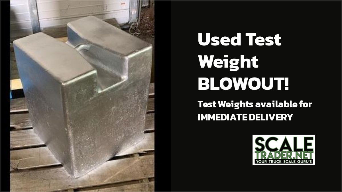 ScaleTrader's tweet image. Used Test Weight BLOWOUT! - mailchi.mp/1eba4bad7661/u…