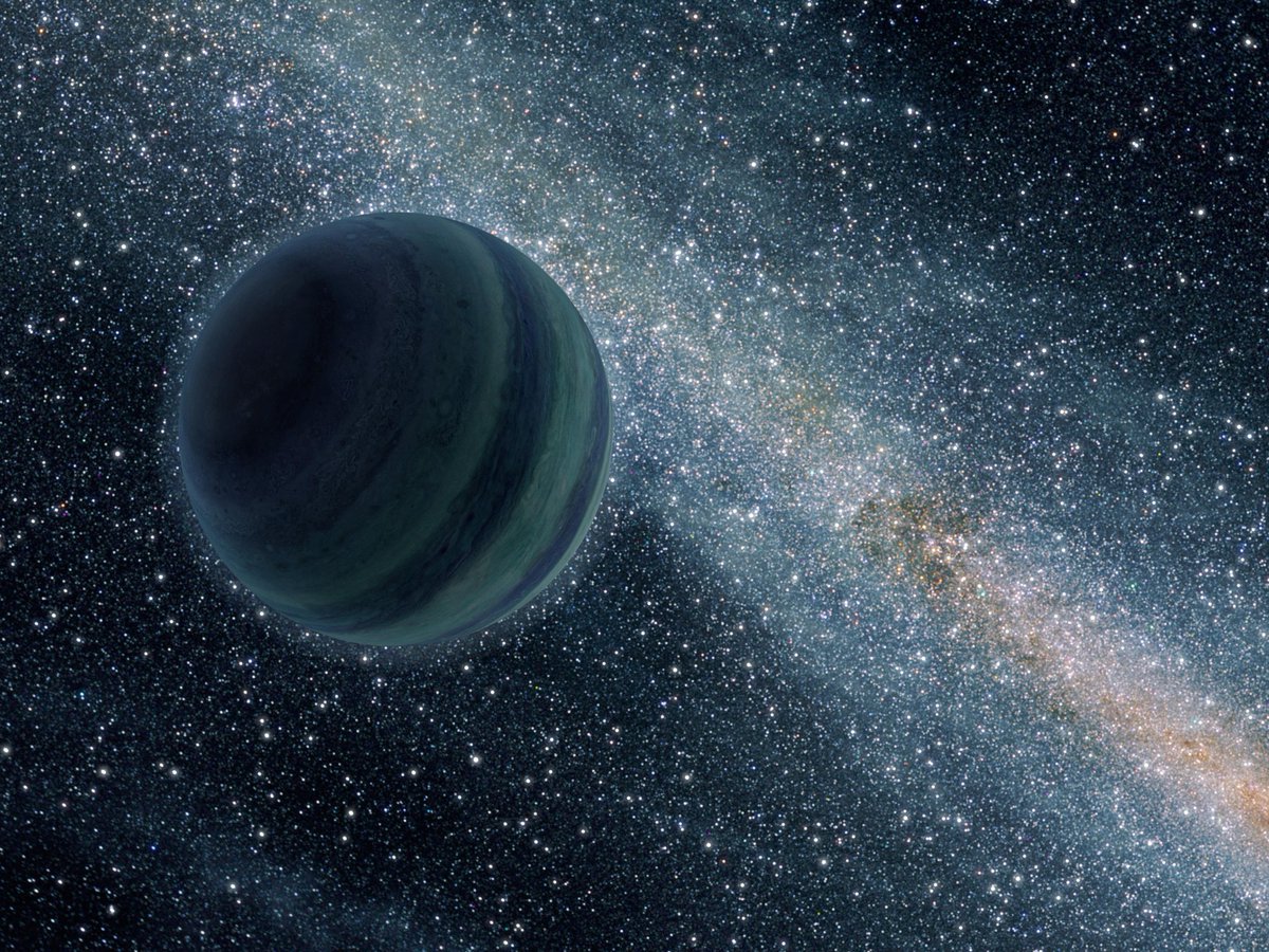 NASA_Marshall's tweet photo. 📸 Image of the day: A Jupiter-like planet alone in the dark of space, floating freely without a parent star.  Many astronomers believe that these planets are more common than we know, but that our planet-finding techniques haven’t been up to the task of locating them. https://t.co/lgzRvKiM6I