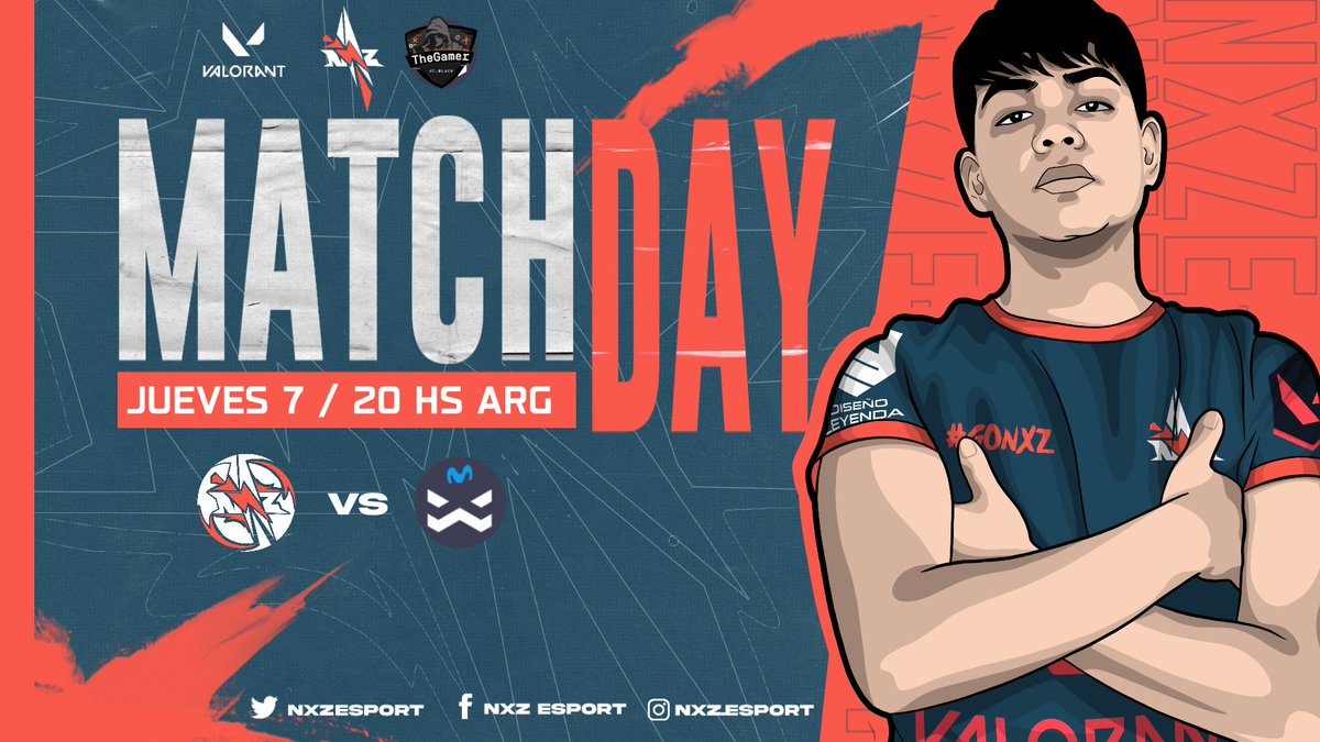 NXZesport's tweet photo. Hoy valorant si! Otra ilusión para el esport, estamos cerca! Hoy a las 20hs disputamos una semifinal muy difícil contra @movistaroptix por la liga de @wd_black_latam 💪
Vamos muchachos!!!! Vamos NxZ!!!!
#GoNXZ #BeLightning https://t.co/8uE3WA7riP