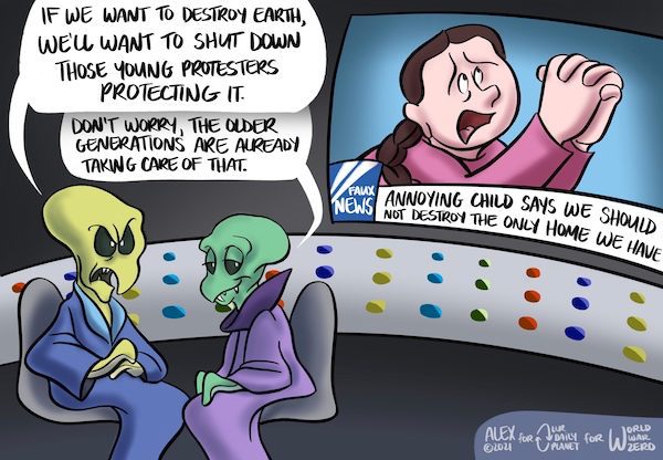 WorldWarZeroOrg's tweet image. Earth to boomers!!

Cartoon by @scripta_bene