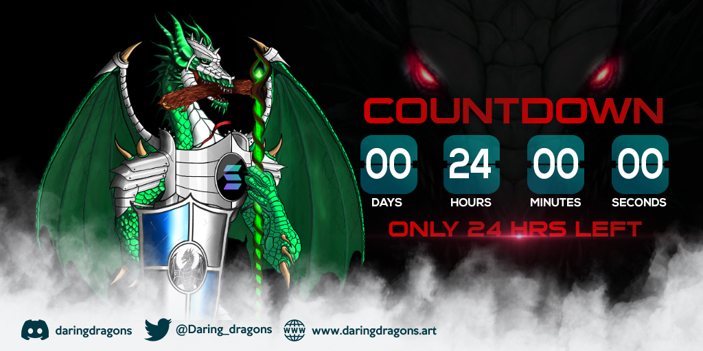 PhoenixDragons2's tweet photo. Dragon Eggs are shaking now!! Less than 24hrs to go!! Get ready for the #DaringDragons #NFTdrop tomorrow (8th Oct) at 09:30PM UTC

#SolanaNFT #NFTCommunity #nftcollector #NFTs https://t.co/r6I19MBYGZ