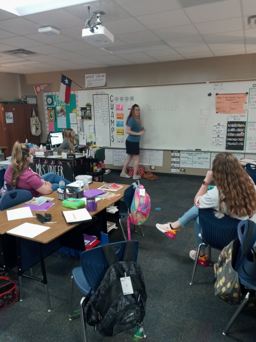 A great day of team planning at Glen Loch today.  Teachers are bringing lessons to life with our amazing instructional coaches, rehearsing together before bringing it to their classrooms.  #movingonup