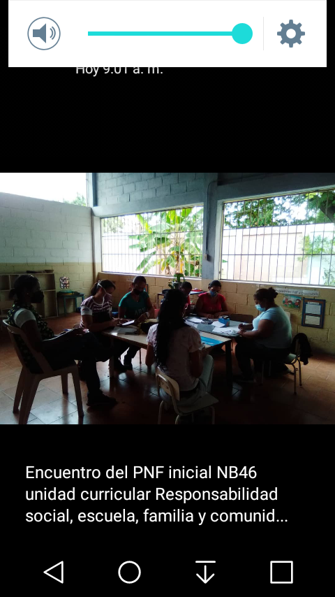 UlguZamora's tweet photo. UNEM-UTGU Miranda-ULGU Zamora. Encuentro del PNF inicial NB46 Unidad Curricular; Responsabilidad social, escuela, familia y comunidad; actividad mesa de diálogo sobre las Leyes. Docente Investigador Yraida Pérez https://t.co/CgMXrtPqIu