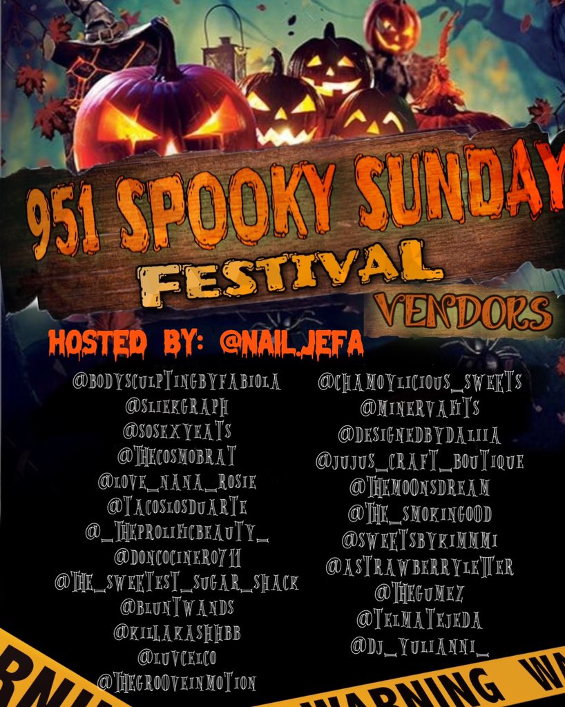 NailJefa's tweet photo. What’s up witches? No tricks, just treats!🍬 Save the date witches!🧙🏽‍♀️October 24th 11am-6pm Come eat, drink, and be scary👺Support small businesses this Halloween, this is where all the magic happens 🪄 Get in loser, we’re going haunting at 21573 Corson Ave. Perris, Ca👻 https://t.co/RwQ9GXu6bj