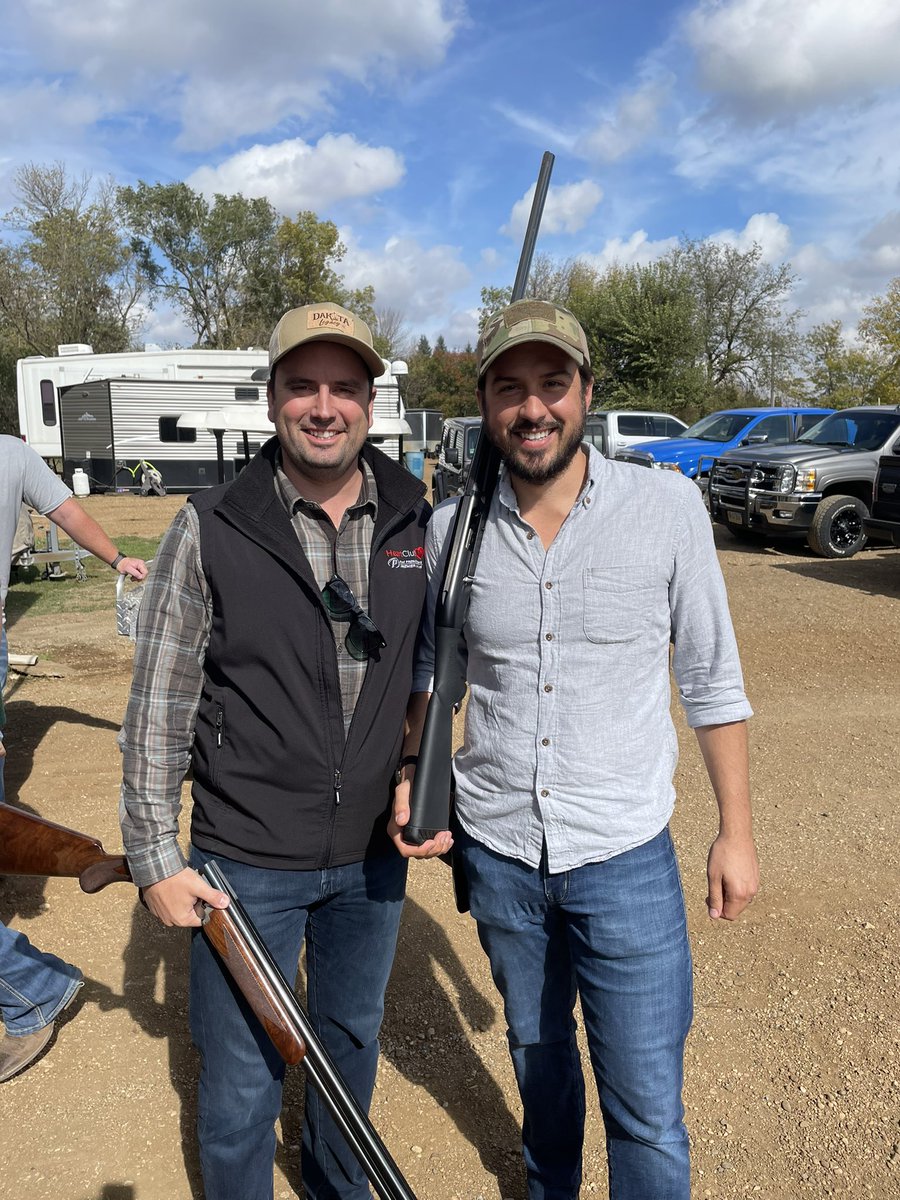 My buddy <a href="/byalexjensen/">Alex Jensen</a> is a great public servant and even better friend. Enjoyed our warm-up round for Pheasant Opener in just a few weeks! #SDintheField #HifromSD