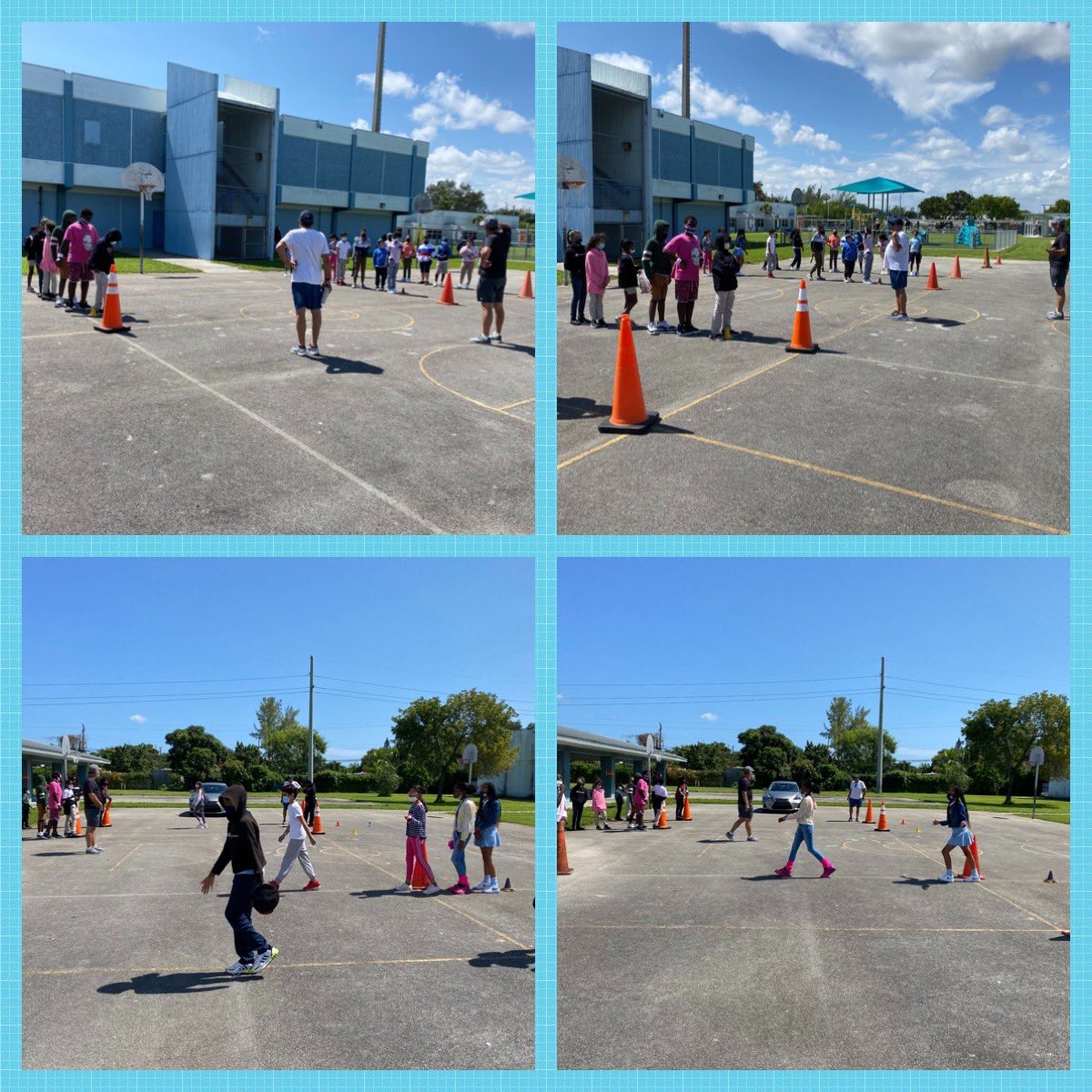 ArcolaLakeElem's tweet photo. We would like to send a big shoutout to our P.E. Coaches, Coach Castellon and Coach Aguero, for a very successful and informative WalkSafe simulation with our students! Remember to look left, right, and left again before crossing the street! ✅ #mdcps #arcolalakeelementary https://t.co/zilRtmGnta
