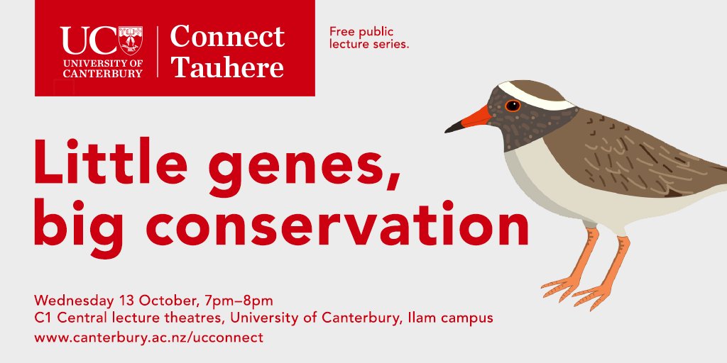 In a new Tauhere | UC Connect public talk, @UCNZbiology Assoc. Prof @testeeves will discuss how her research team works in partnership with tangata whenua, &amp; in collaboration with scientists, to co-develop NZ conservation genetic management strategies  bit.ly/3mA8KwZ