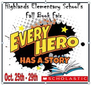 HLELeaderInMe's tweet photo. Mark your calendars! The Scholastic Book Fair is coming to Highlands! https://t.co/AAe3g2KrdW