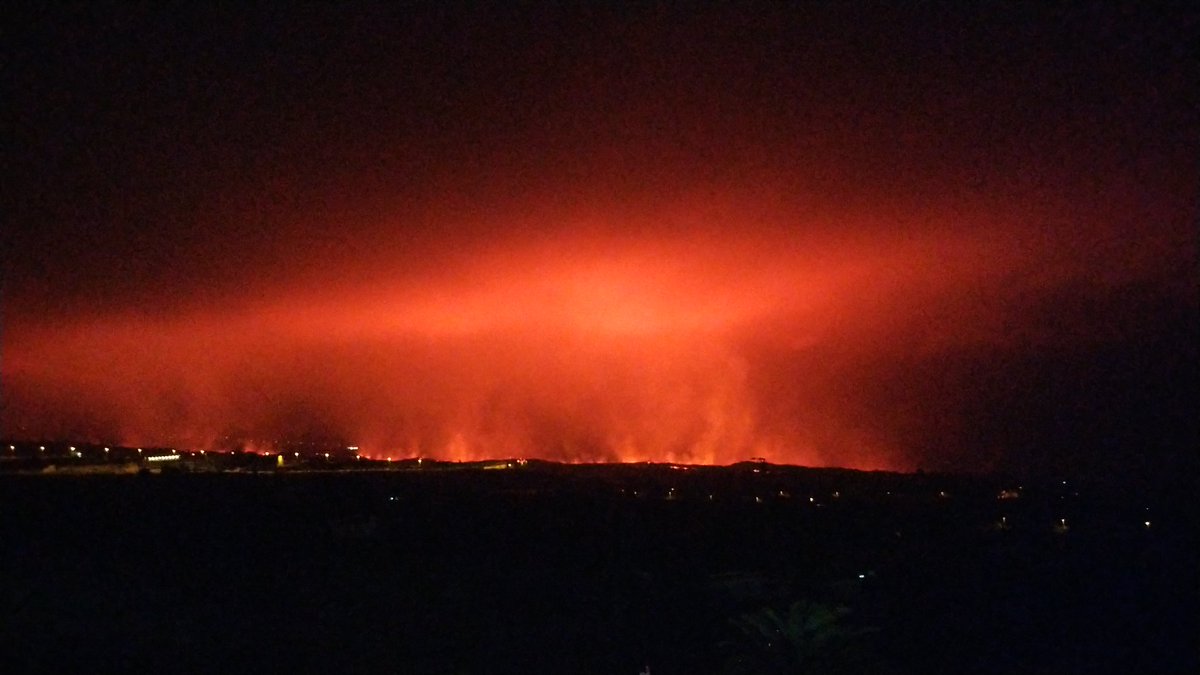 Así nos deja el cielo este volcán que todo lo cambia #LaPalmavolcan #VolcanLaPalma