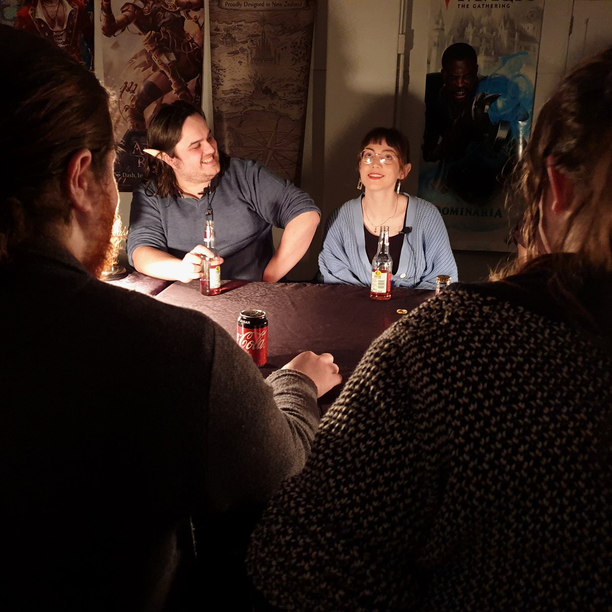 SatKnightsNZ's tweet photo. We had an absolute blast answering your questions for Knights at a Round Table! The podcast is just over a week away and we can't wait for you to hear it (and to hear who won the signed posters). https://t.co/mqDPhgFpSv