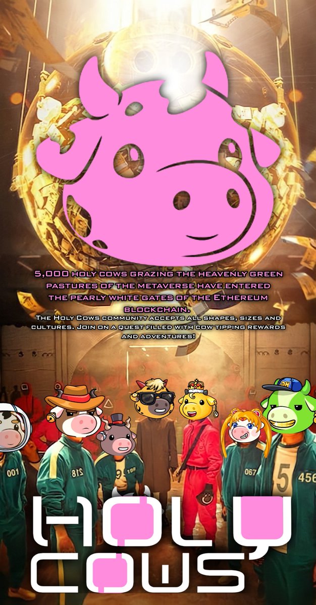 StevenWithV2's tweet photo. Are you ready? 😳 @HolyCowsNFT 

#HolyCows #HolyCowsNFT #MOOfam #MOOvement #HolyCowsMemes #NFTs https://t.co/8ju0kIATvw