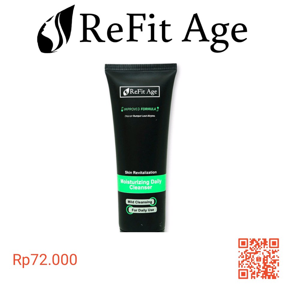 masnovel's tweet photo. Temukan dan dapatkan ReFit Age Facial Wash Untuk membersihkan &amp; Melembabkan Wajah, Cocok Untuk Semua Jenis Kulit 75 ml hanya Rp72.000 di Shopee sekarang juga! https://t.co/94j7oURp6A #ShopeeID https://t.co/ItUyj9lEqw