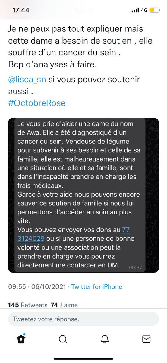humanitaireesp's tweet photo. #OctobreRose #help #ClubHumanitaireESP https://t.co/FQzQ5J7wYZ