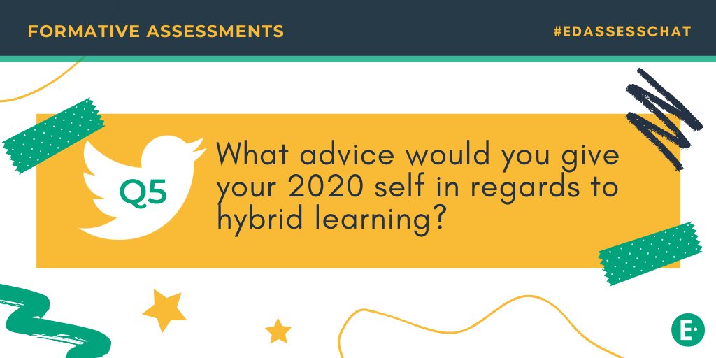 Edulastic's tweet photo. We saved the best for last!
If you could give advice to your 2020 self in regards to hybrid learning, what would you say? #EdAssessChat #hybridlearning #edtechchat https://t.co/ttogtKV6qy