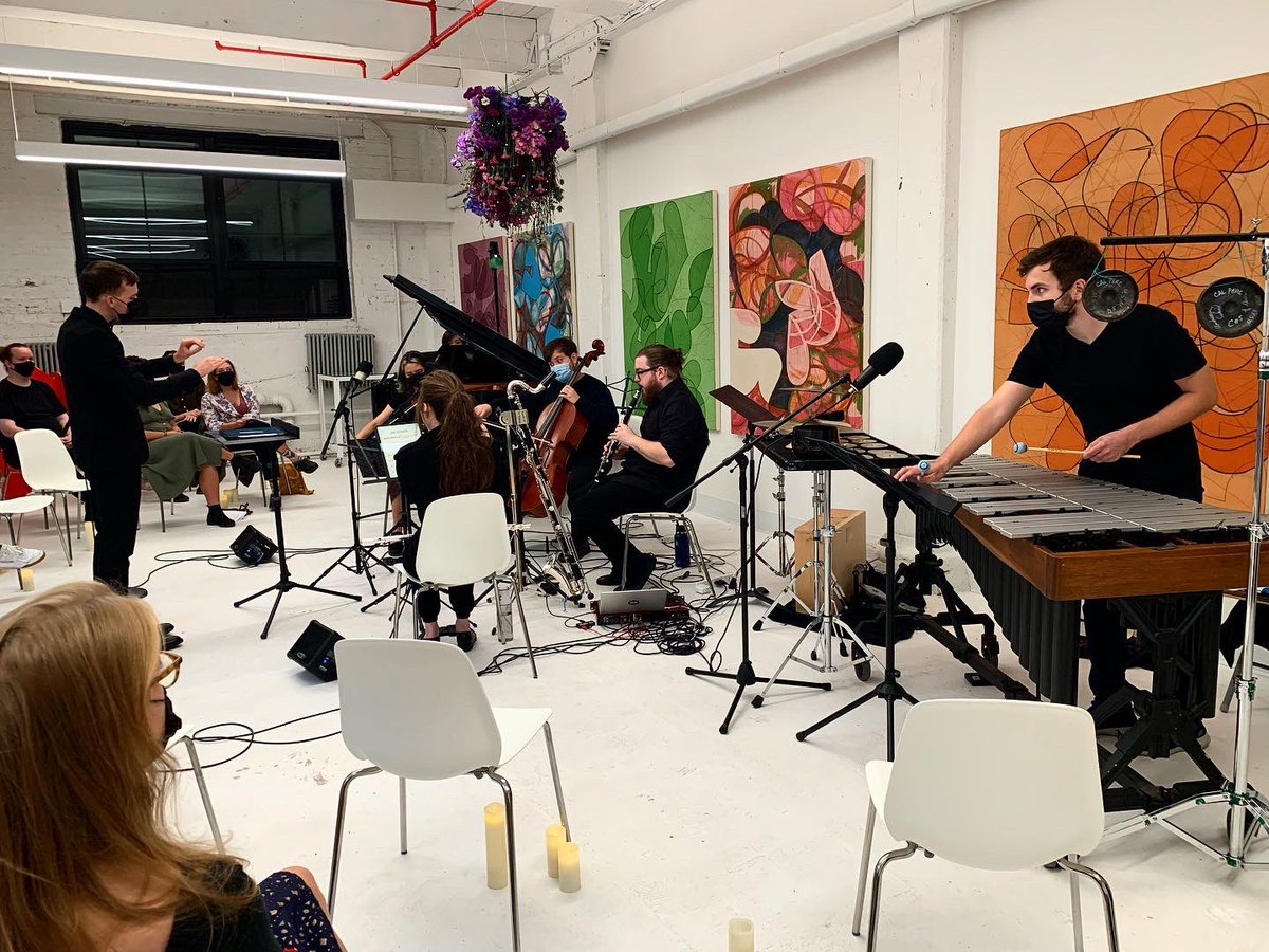 BlackBoxEns's tweet photo. A few snapshots from our first show kicking off our 2021-22 season last Saturday at @uncommonlystudio!! Was so wonderful seeing so many new and familiar faces IN PERSON!! ✨🎶 (Be sure to mark your calendars for our next one, Sat. 12/11 at 8pm at Grace &amp; St. Paul’s Church!) https://t.co/2GDHmzghHU