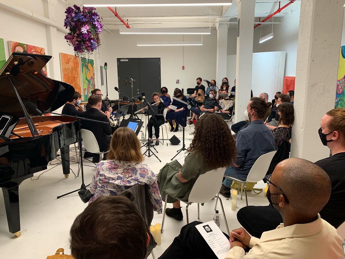BlackBoxEns's tweet photo. A few snapshots from our first show kicking off our 2021-22 season last Saturday at @uncommonlystudio!! Was so wonderful seeing so many new and familiar faces IN PERSON!! ✨🎶 (Be sure to mark your calendars for our next one, Sat. 12/11 at 8pm at Grace &amp; St. Paul’s Church!) https://t.co/2GDHmzghHU