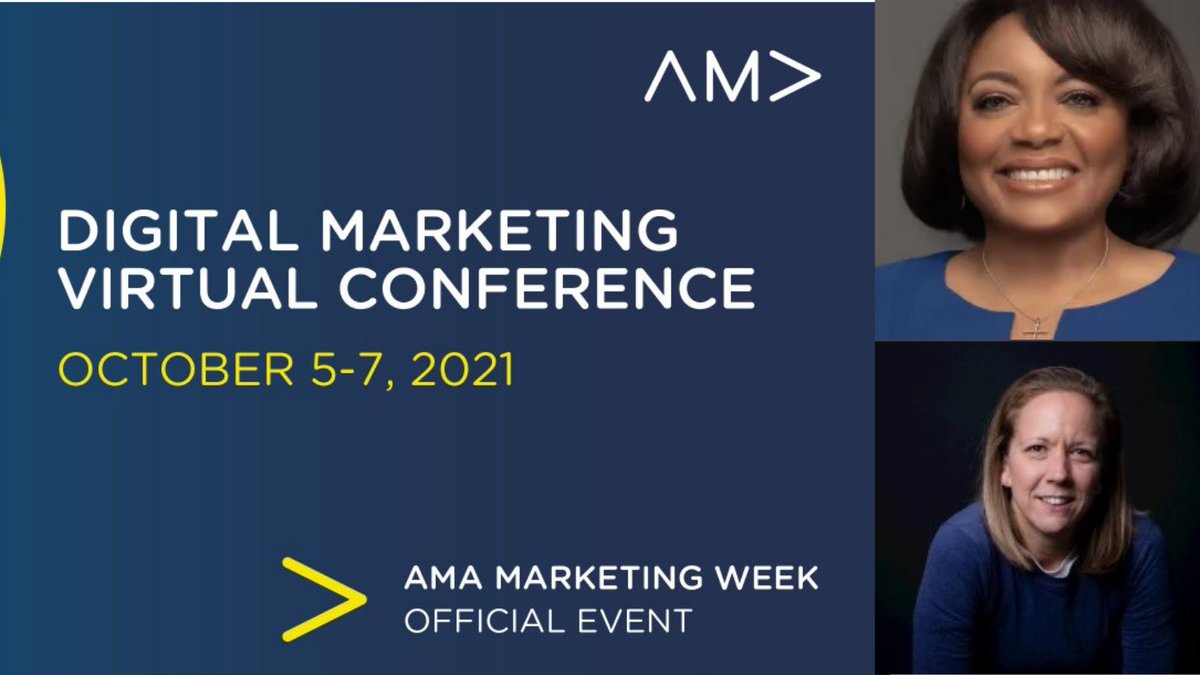 cassiekopecky1's tweet photo. 🙌Attended the @AMA_Marketing Digital Marketing Virtual Conference and really enjoyed ⭐️@SHarris_ATL, Global CMO for @jellyfishglobal, AND 🤘@kadams24, SVP of Marketing for @TrustValidity.

#AMAMW #DigitalMarketing #WhyAMA https://t.co/iSfhRu2SvE