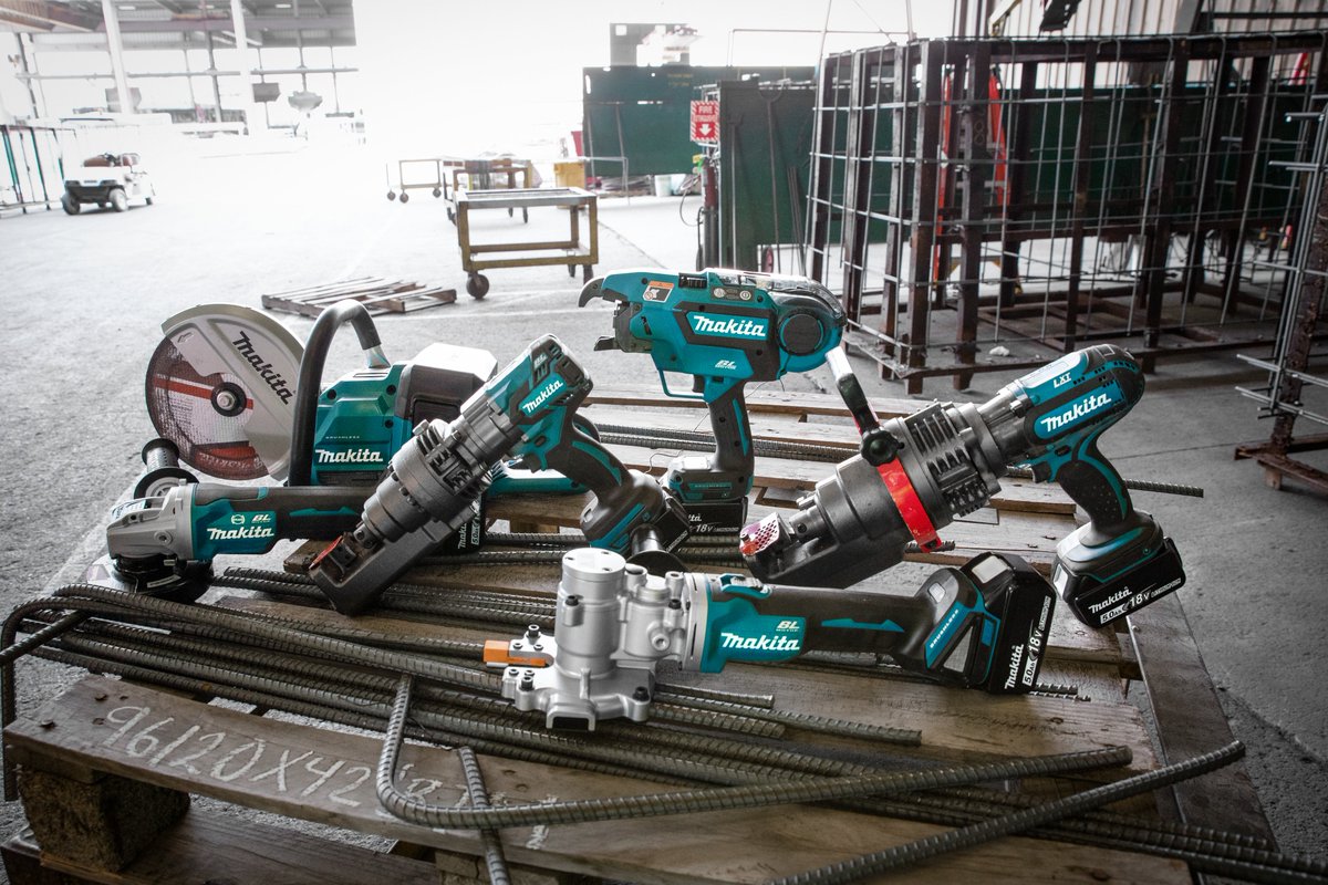 MakitaTools's tweet photo. We offer several cordless #powertools to cut rebar and one superior rebar tying tool (XRT01) that ties multiple bars in under one second.
Learn more at https://t.co/cyL7ylt7ek
#octoolber #makitausa #makitatools #makitalxt #rebar #rebarcutter #rebartying https://t.co/BC2pBQLQYy
