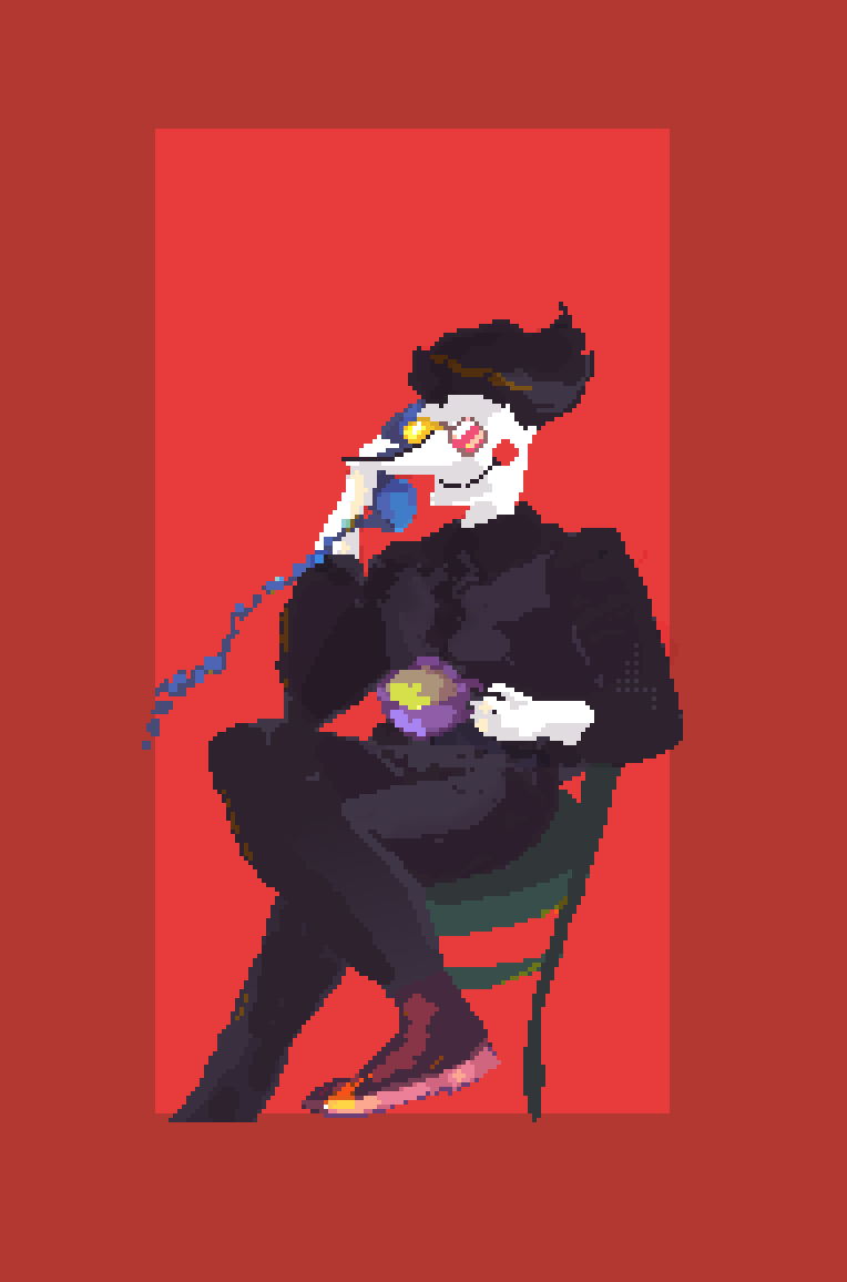 tengg42's tweet photo. okay, if not a small shot, then what about a bigger one
#DELTARUNE #pixelart #spamton https://t.co/VEGEJQHCUU