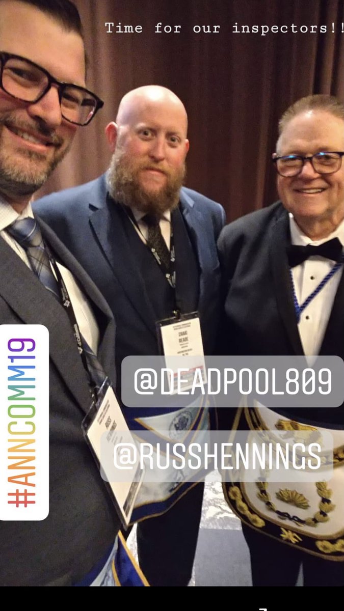 TheSquareMag's tweet photo. The Square Magazine #masonic update RT: @MasonsofCA… #freemason #freemasonry #masons... Revisit our favorite moments from Annual Communication by watching our #AnnComm19 Instagram story, and don't forget to tag us in your #AnnComm21 posts, starting t… https://t.co/TJtrhzYieN