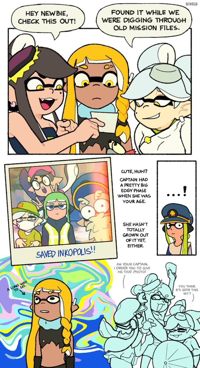 BixelsWixels's tweet photo. She'll never hear the end of it.

#Splatoon3 https://t.co/6J4ERcb87n