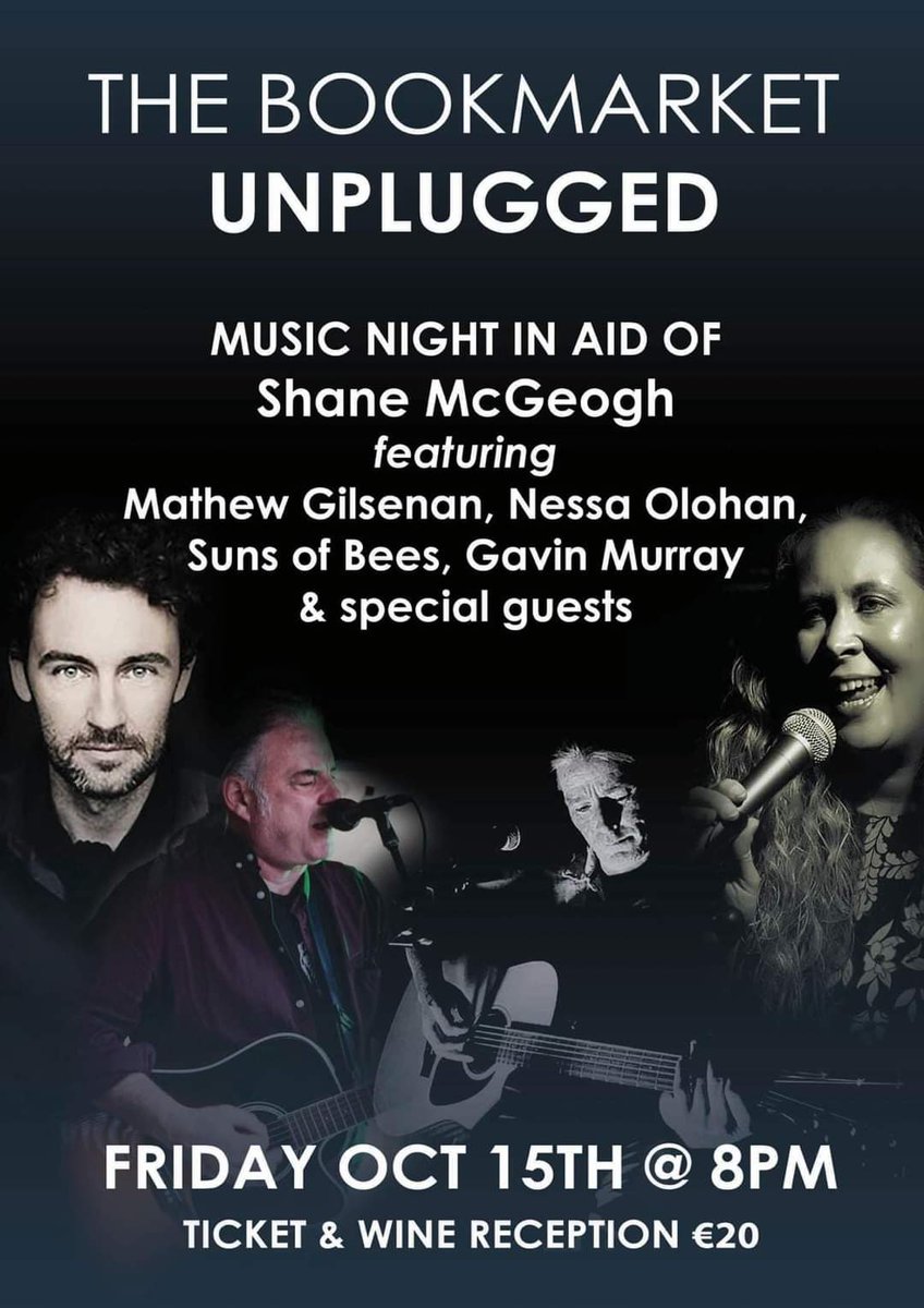 #Unplugged #Fundraising Night at the <a href="/BOOKMARKETcafe/">the BOOK MARKet cafe</a> Friday 15th Oct - book tickets quickly to avoid disappointment 🎶🍷🎶