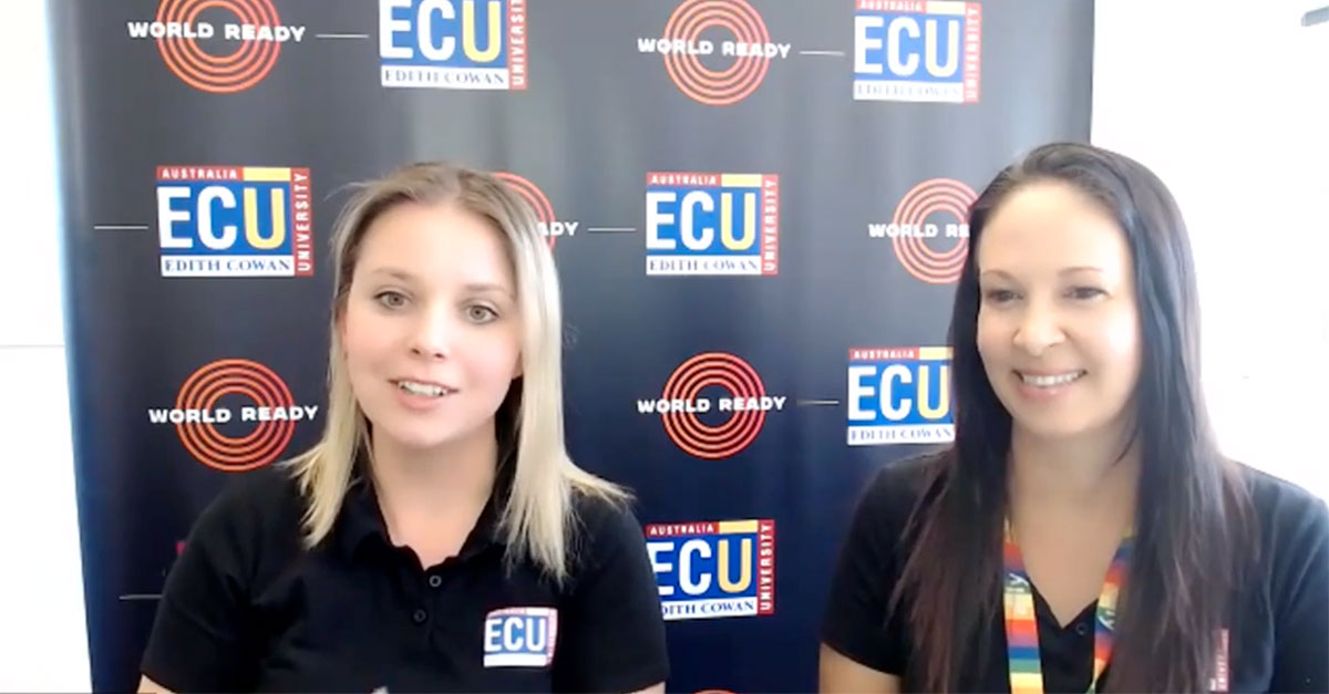 Thank you Dasha and Nathalie for sharing your experience during #AIEC2021 with your presentation 'Seven reasons why virtual recruitment events are here to stay'.

You can experience some of the @EdithCowanUni  international student online events here lnkd.in/gskaDR8n