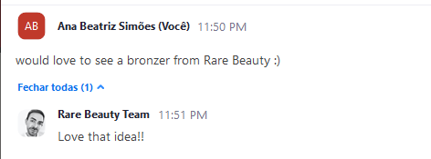 yesimrare's tweet photo. Manifesting a bronzer from @rarebeauty !!! Pleeeease @selenagomez π
@Sephora #SephoraEvents https://t.co/PXZYyxRuBV
