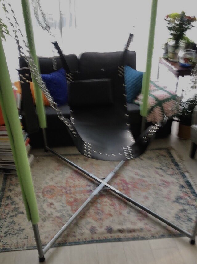 pervybuddy2's tweet photo. Finally got the new sling up … and Holy Fuck @GayBeardo has been recommended for a special award. The sling was new, I get it but he just fucks me like he single handedly invented fucking. Mind blown ! Hole filed and waiting for more. https://t.co/3j85az3Arp